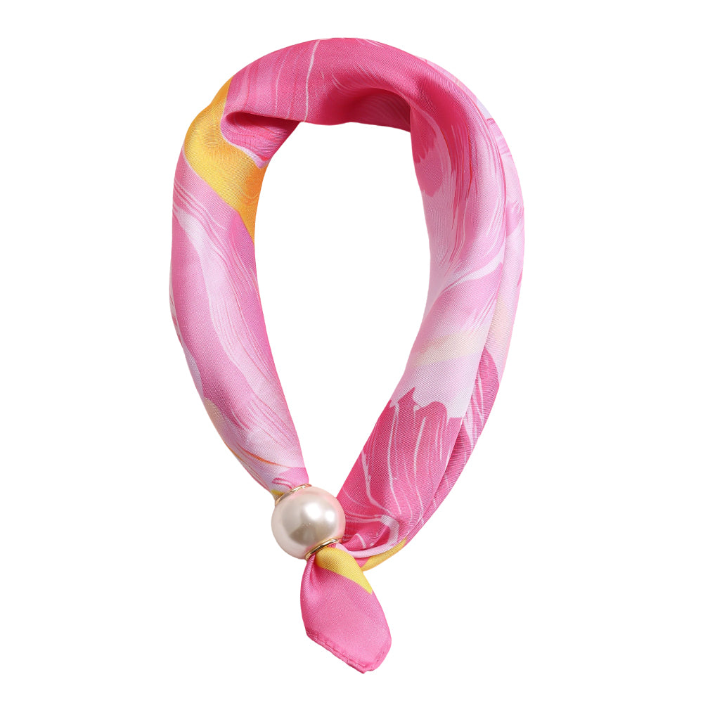 Halstuch Kette pink