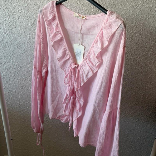 Bluse Rüschi