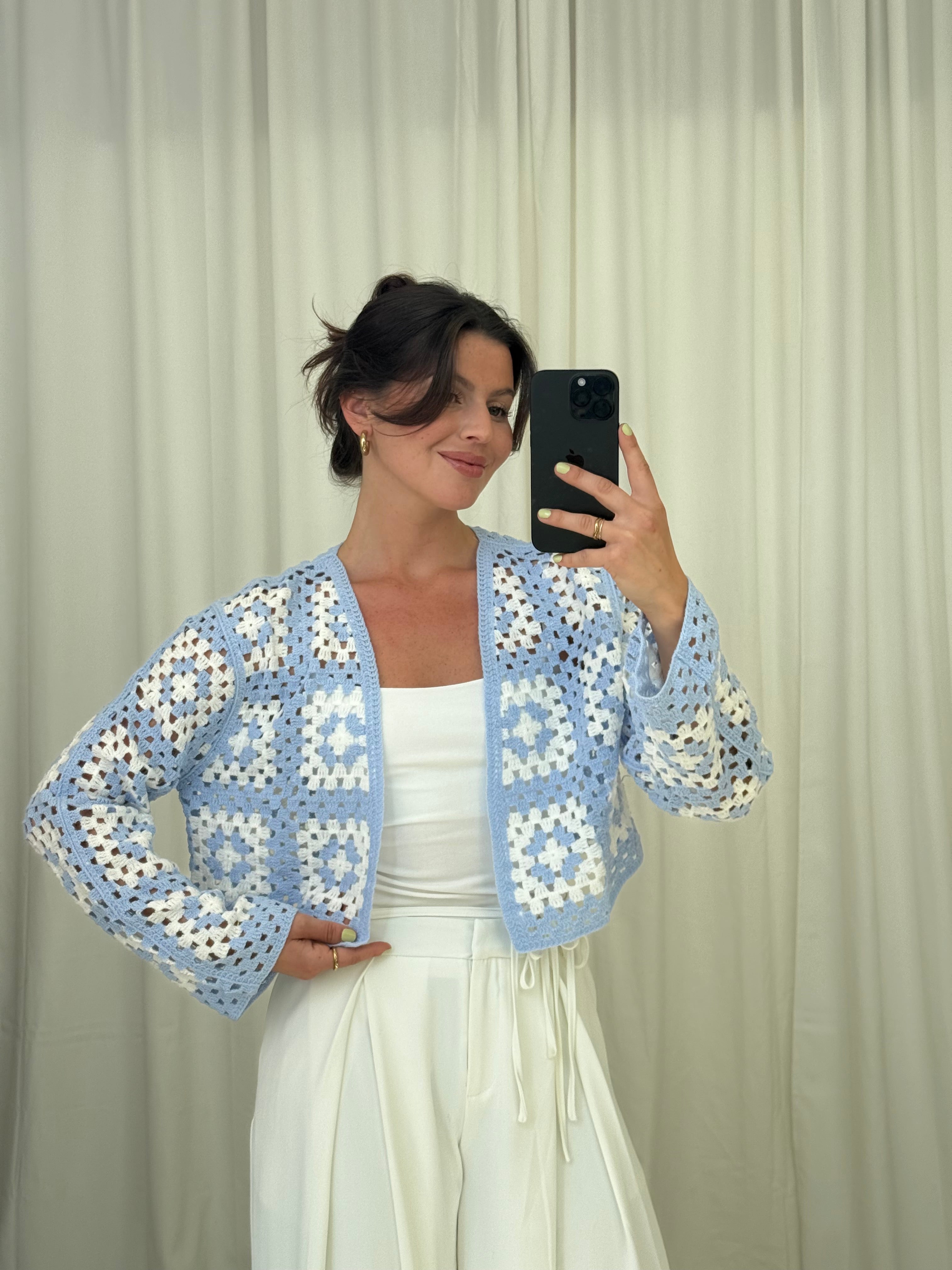 Pastel Dreams Häkelcardigan