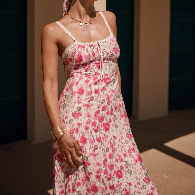 Pink Blossom Kleid