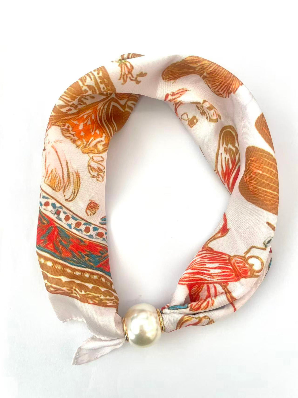 Halstuch Kette Orange