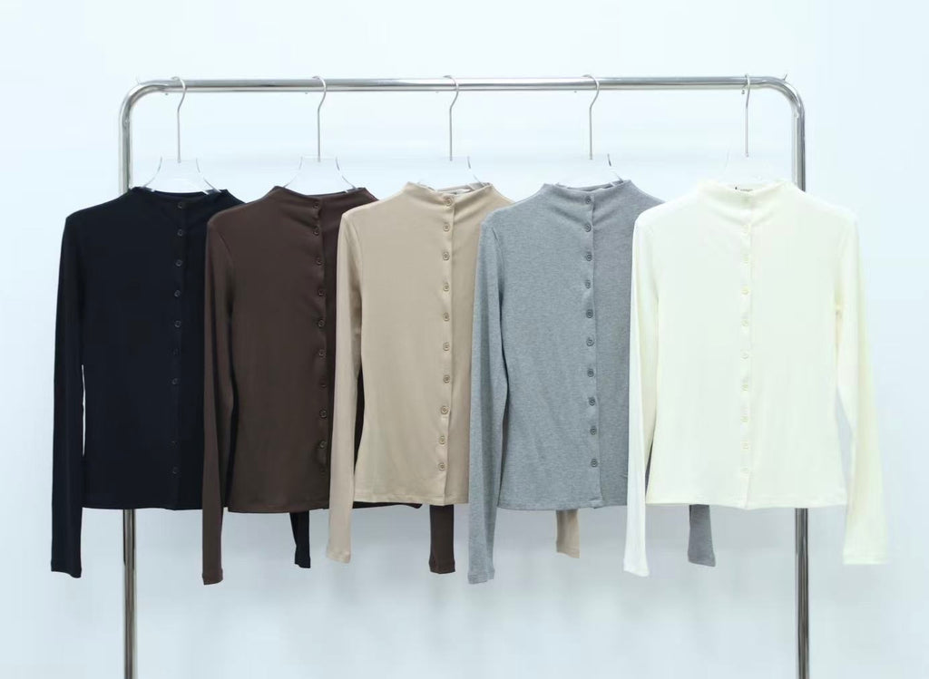 Mila Fitted Button Longsleeve