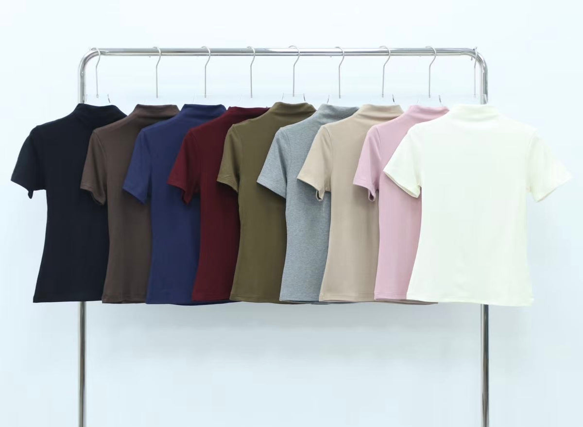 Soft Touch High Neck Tee