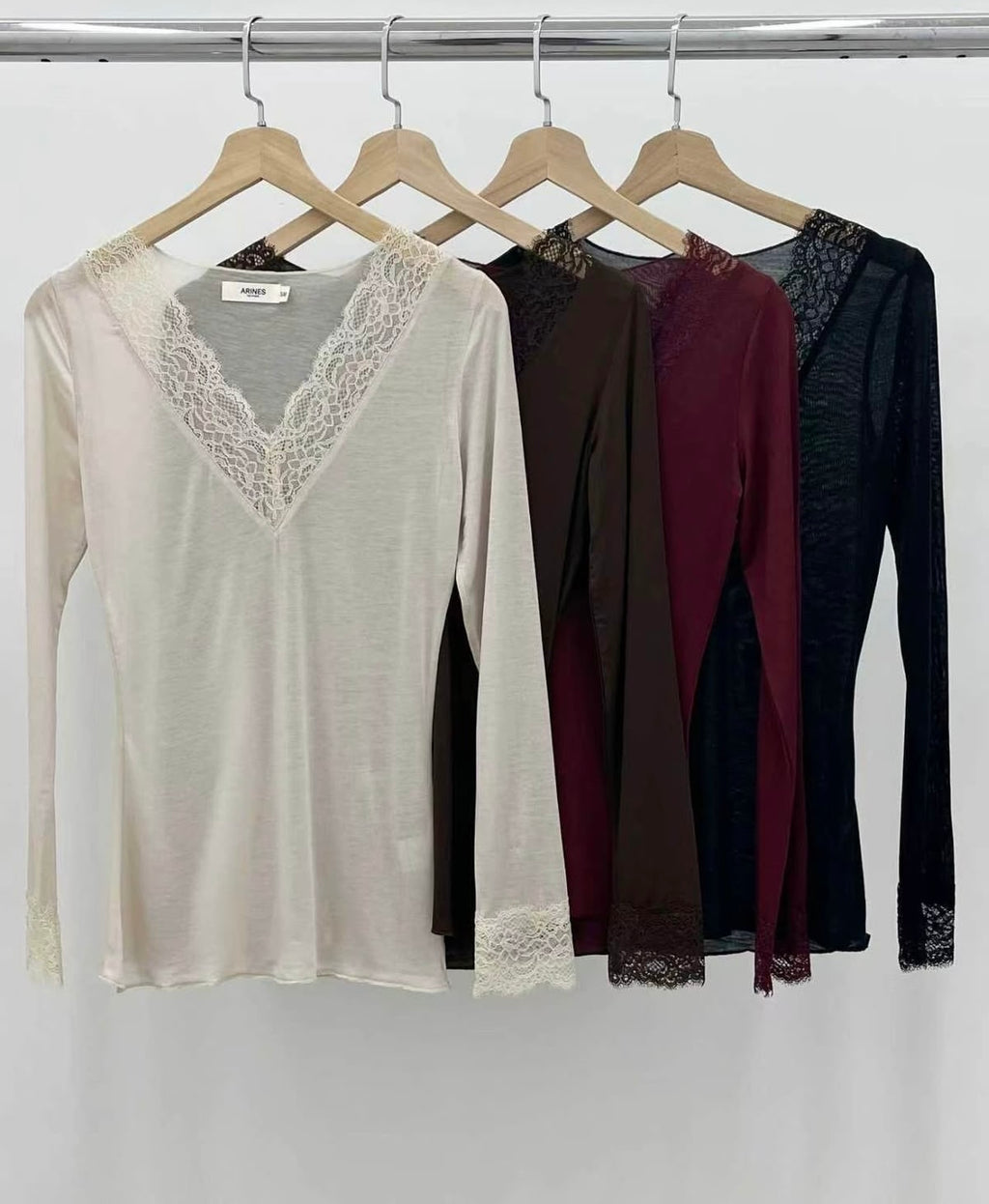 Sofia Lace Cashmere Longsleeve
