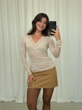 Sofia Lace Cashmere Longsleeve