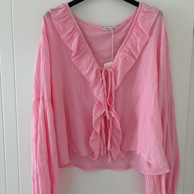 Bluse Rüschi