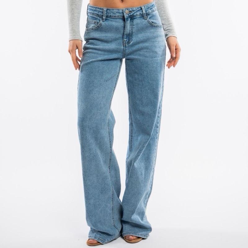 Mid Waist Straight Leg Jeans Tall